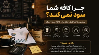 چرا کافه شما سود نمی‌کند؟  بررسی هزینه‌های پنهان در کافه‌رستوران‌ها